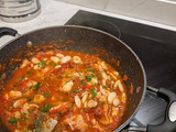 Cod & chorizo tomato stew