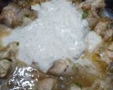 A picture of step 5 of Chicken white karahi.
