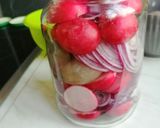 Mézes-fűszeres-málnaecetes hagyma recept fázis 6 fotója