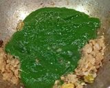 A picture of step 3 of Shahi Rani Palak.