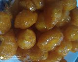 A picture of step 6 of Thaen Mittai/ Sugar candy.