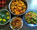 Foto langkah ke 1 dari resep Tumis tempe buncis.
