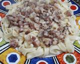 Foto del paso 4 de la receta: Tallarines con salsa carbonara