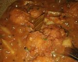 A picture of step 12 of Assamese bilahi boror tenga (Sour Curry with Red Lentil Fritter).