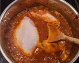 A picture of step 7 of Japanese DASHI chicken curry.