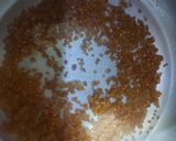 A picture of step 2 of Moong Dal Kheer.
