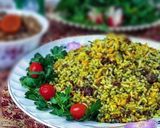 عکس مرحله 4 از دستور پلو شوید با گوشت چرخ کرده