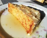 Foto del paso 4 de la receta Flan casero con crema de turrón