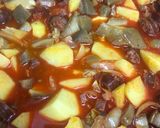 Foto del paso 4 de la receta: 263. Careta de cerdo en salsa (parte 5) (principal carne)