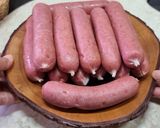 Foto langkah ke 8 dari resep Homemade Chicken Bratwurst.