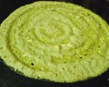 A picture of step 2 of Green peas chilla.