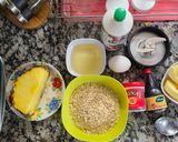 Foto del paso 1 de la receta: Tarta Húmeda de Avena y Frutas (opcional sin azúcar)