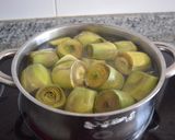 Foto del paso 2 de la receta Alcachofas con jamón