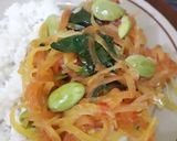 Foto langkah ke 5 dari resep Tumis Pepaya Muda/jangan gandul #MasakTanggalTua.