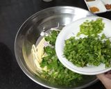 A picture of step 2 of Aloo Ke pakoray.