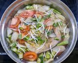 Hình bước làm 1 của món Canh chua cá bớp