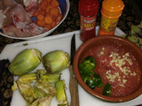 Arroz caldoso con carne y verduras