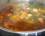 Foto del paso 5 de la receta: Sopa de verduras con pasta (y bacon)