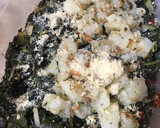 Foto del paso 4 de la receta: Tortilla de papas y hojas de brócoli 🥦 al horno