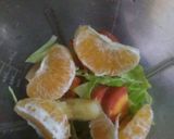 A picture of step 3 of Fruits Veggies Mocktail.