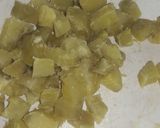 A picture of step 1 of Sweet potatoe salad.