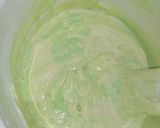 Foto langkah ke 2 dari resep Bolu gulung pandan kukus irit.