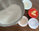 عکس مرحله 1 از دستور نان برگر ۳ (Burger buns)
