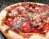 Foto del paso 8 de la receta: Coca o pizza de panceta, anchoas y parmesano