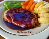 Foto langkah ke 5 dari resep Patty Hamburger Ayam (isian burger) / Chicken Burger Steak.