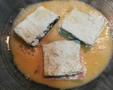 Foto del paso 9 de la receta: Bocaditos empanados de calabacín, jamón y queso