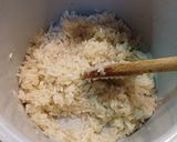 Tonhalas, sajtos rizzsel töltött paradicsom recept fázis 4 fotója