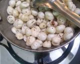 A picture of step 3 of Kaju special Farali Namkeen.