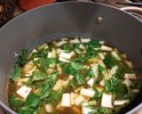 A picture of step 7 of Sinigang (sour soup).