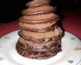 A picture of step 5 of Chocolate pancakes.