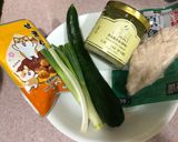 鵝油炒雞胸肉佐栗子小黃瓜的食譜步驟1照片