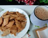 A picture of step 6 of Jowar flour namak pare.