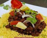 A picture of step 4 of Spicy black chole chaat.