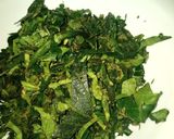 A picture of step 5 of Ogbono soup.