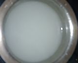 A picture of step 1 of Pakhala Bhata.
