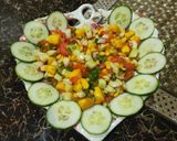 A picture of step 3 of Mango salad.