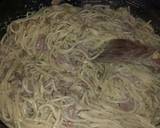 Medvehagymás tarjás spagetti recept lépés 11 foto