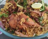 हैदराबादी चिकन बिरयानी (hyderabadi chicken biryani recipe in Hindi) रेसिपी चरण 7 फोटो