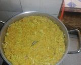 A picture of step 2 of Danbun shinkafa.