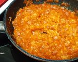 Foto del paso 7 de la receta: Calabacín relleno de Frankfurts