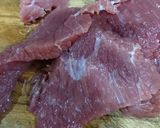 Hình bước làm 1 của món Khô bò sợi