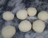 A picture of step 6 of Chicken stuffed buns 💖💖.