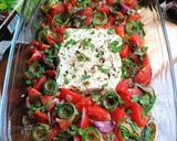 Makaron z zapiekanym serem feta i warzywami krok przepisu 2 zdjęcie