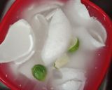 Hình bước làm 1 của món Mứt dừa non matcha