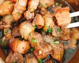 Hình bước làm 3 của món Thịt kho tiêu “ canh xương heo nấu bí đao “