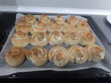Rollos brioche de jamón y queso